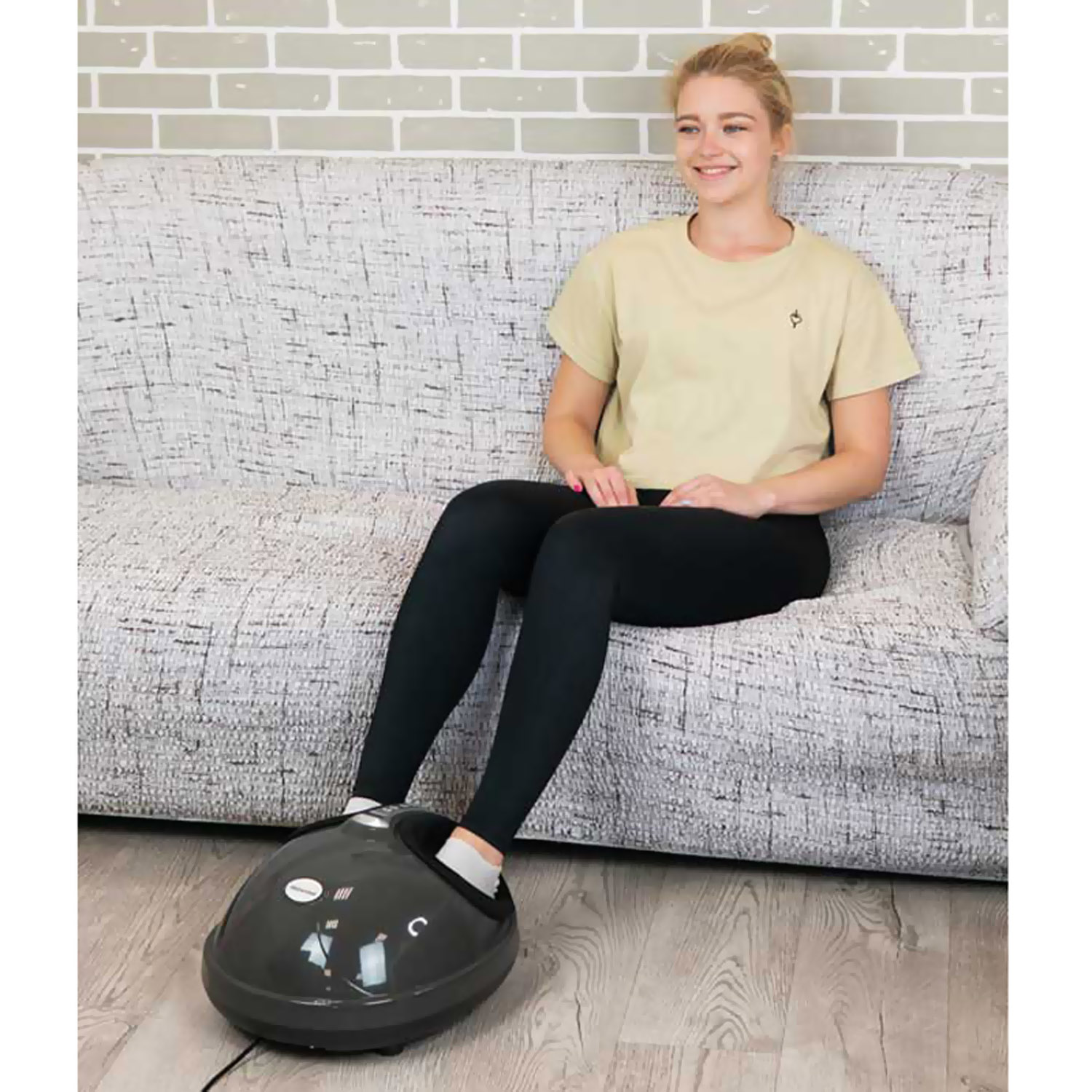 Массажер для ног GEZATONE AMG714 Massage Magic Graphite многофункциональный с погревом - 3